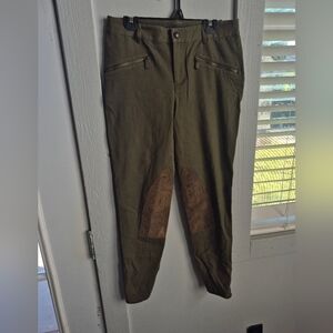 Ralph Lauren Khaki Pants with Brass Details